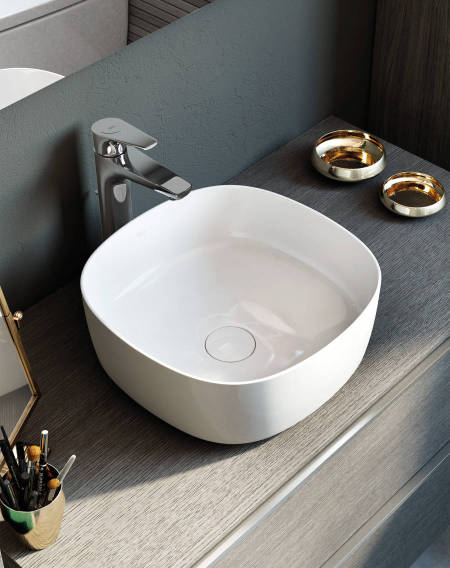 Inspira basin by Roca made in Fineceramic®