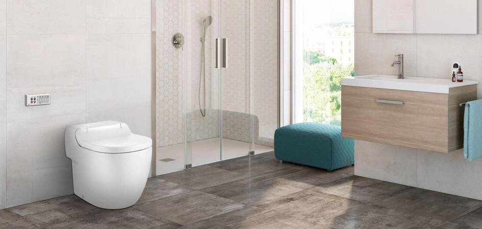 Bathroom with Roca products